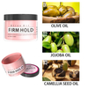 Produto de cera para penteados com óleo de jojoba Loc N Twist Gel não escamoso 4c Controle de borda de cabelo para cabelos cacheados