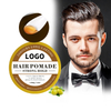 Cera de cabelo natural de estilo personalizado Pomada de Cheveux sem álcool para homens