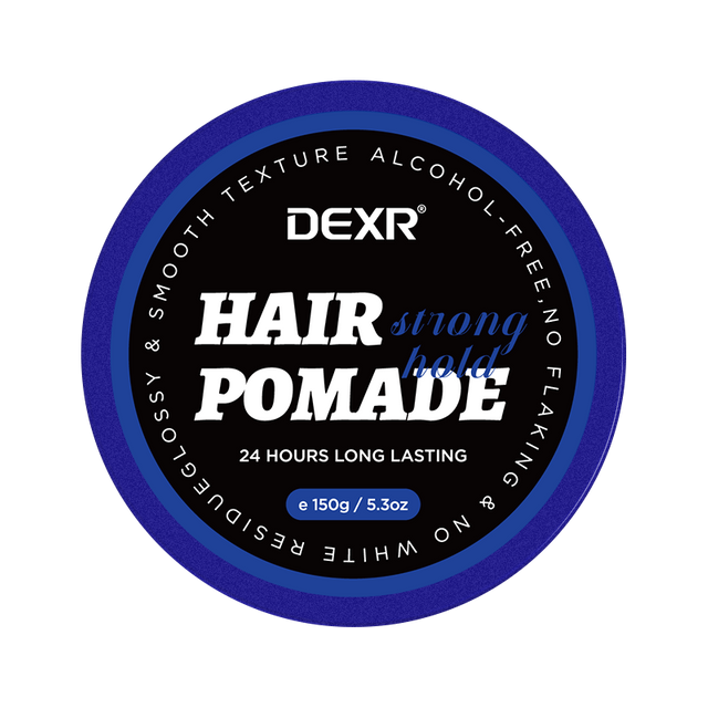 Cera de estilo de cabelo de marca própria personalizada, cera de fixação forte, pomadas e ceras, pomada ondulada de alto brilho para homens