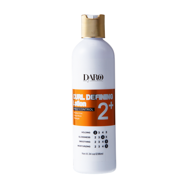 236ml Orgânico Vegan Curl Cream Frizz Control Loção para cabelos cacheados para cabelos naturais