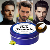 Personalize a base de água, cera de cabelo suavizante, sem crueldade, fixação extrema, pomada de cabelo masculina para homens