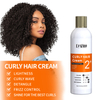 236ml Orgânico Vegan Curl Cream Frizz Control Loção para cabelos cacheados para cabelos naturais