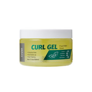 Gel para cabelo com controle totalmente natural, frizz, fixação ultra forte, gel modelador para cabelos cacheados