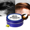 Personalize a base de água, cera de cabelo suavizante, sem crueldade, fixação extrema, pomada de cabelo masculina para homens